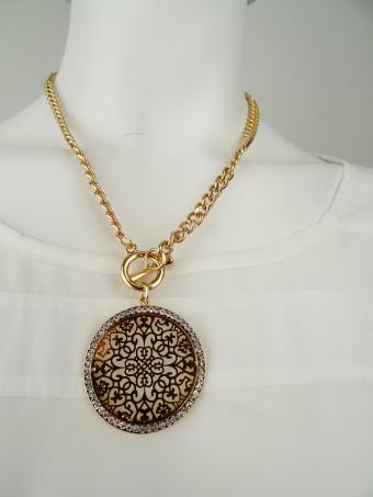 "Coin" Halskette goldfarben 